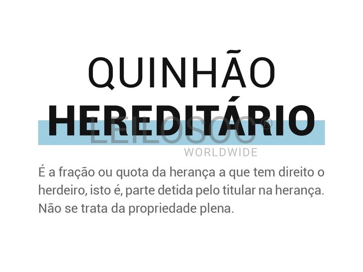 Quinhão Hereditário · Torres Vedras