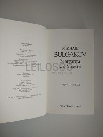 Margarita e o Mestre