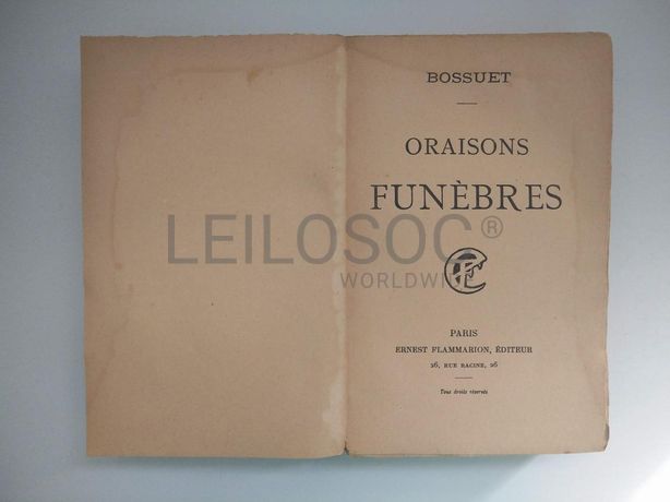 Oraisons Funèbres