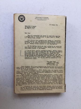 O Mistério dos Discos Voadores · Major Donald E. Keyhoe