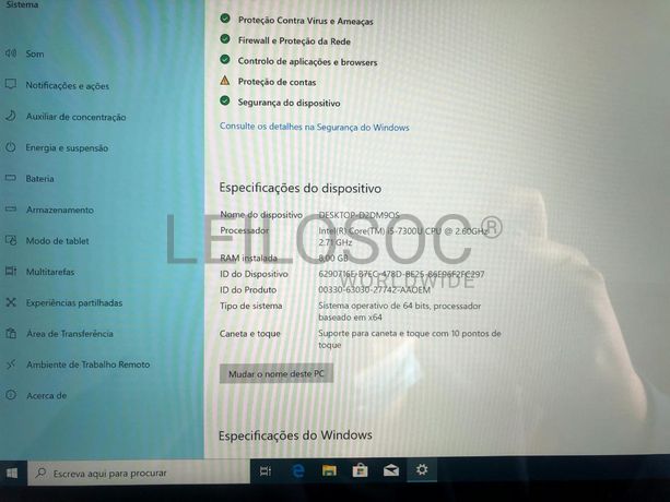 Portátil Microsoft Surface Pro 5 ·