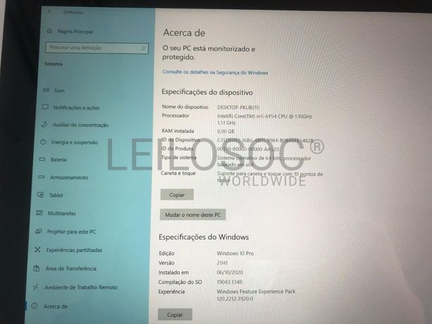 Portátil Lenovo 2 em 1