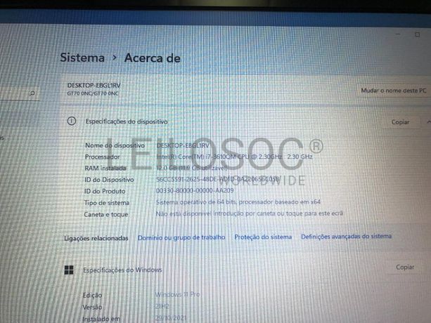 Portátil Gaming MSI GT70