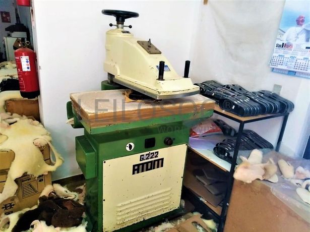 Máquina de corte de pele + Balancé + Prensa de corte