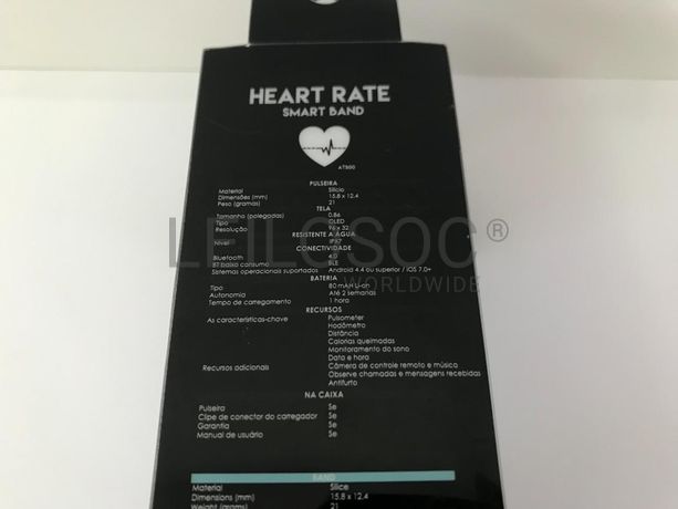 Smartband Bluetooth Heart Rate