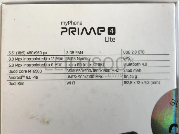 Smartphone MYPHONE Prime 4 Lite