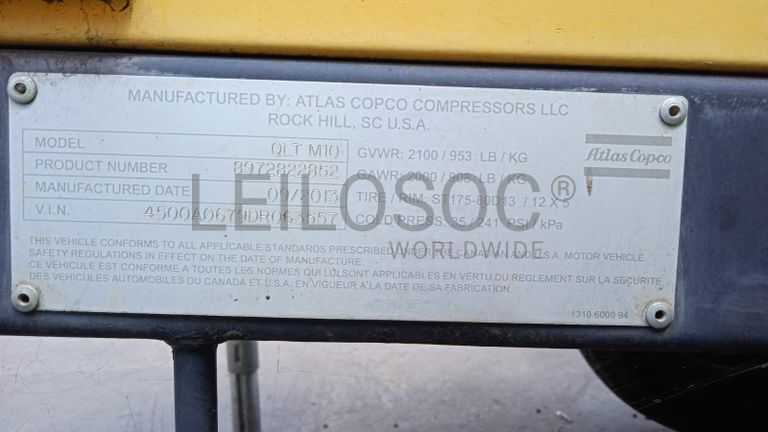 ATLAS COPCO QLT M10 ·
