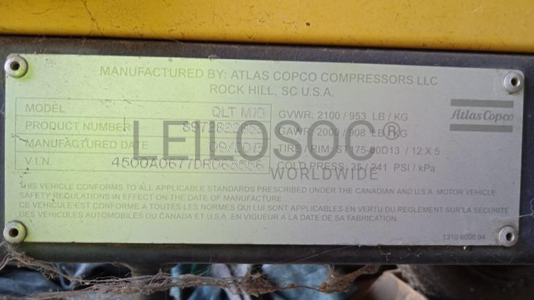 ATLAS COPCO QLT M10 ·