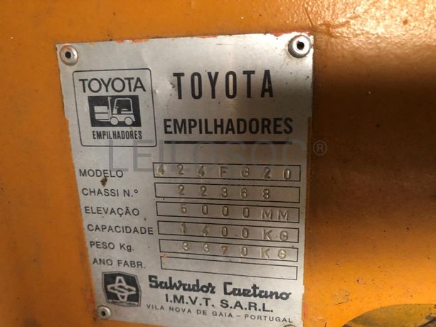 Empilhador TOYOTA 424FG20