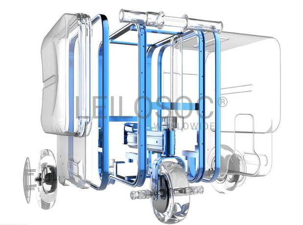 Scooter com mala de pilotagem inteligente
