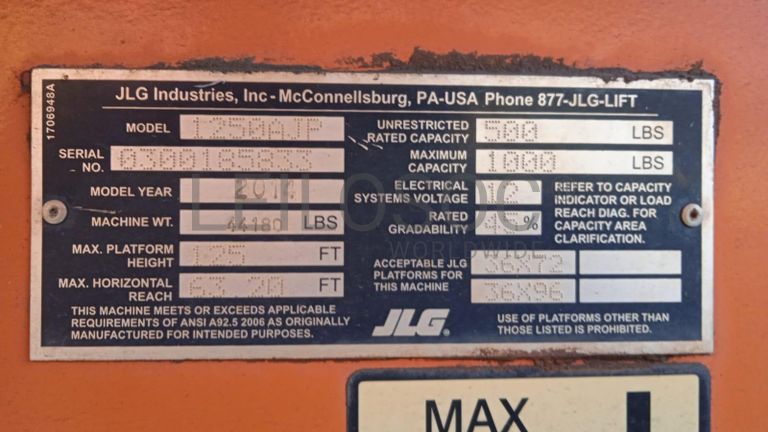 JLG 1250AJP ·