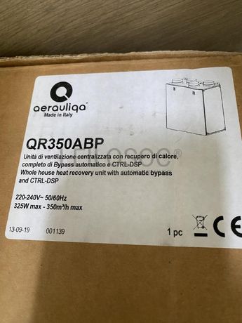 Unidade Ventilação Recuperação Calor