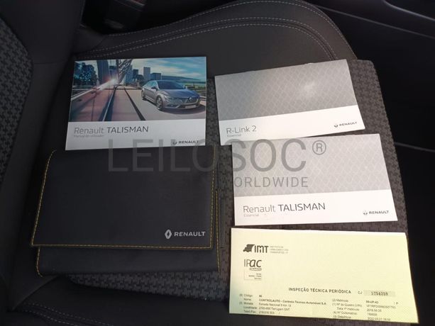 Renault Talisman RFD 1.5 DCI · Ano 2018