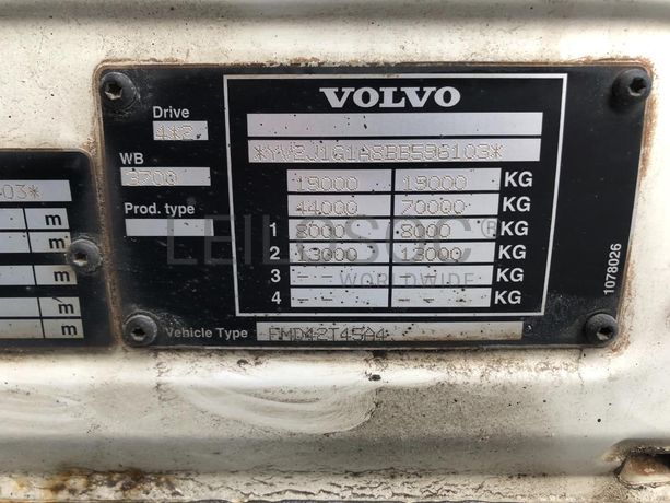 Volvo FMX 460 Ano 2011 · Ano 2011