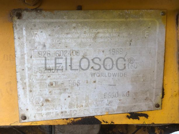 Empilhador JCB · Ano 1989