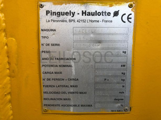 Plataforma Elevatória Haulotte HA12DE