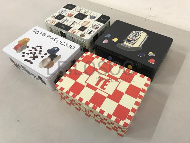 Caixas Alumínio Café/Chá