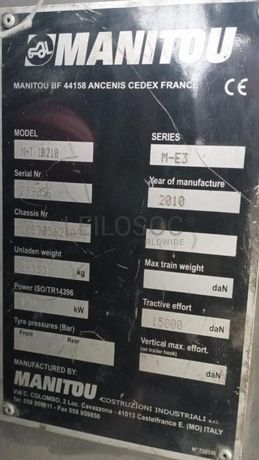 Empilhador Telescópico  MANITOU MHT 10210 ·