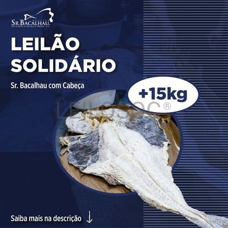 Leilão Solidário · O Maior Sr. Bacalhau