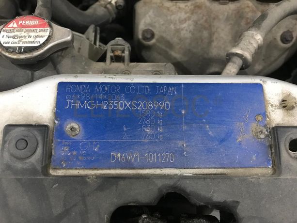 Honda HR-V 1.6 16v · Ano 1999