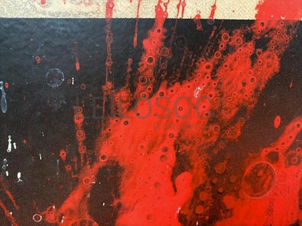 "Negro, rojo, blanco, gris" · Ciria