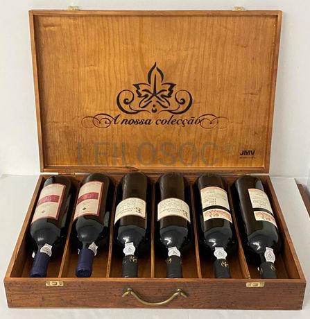 Coleção de 6 Garrafas de Vinho Tinto -  'JMV'
