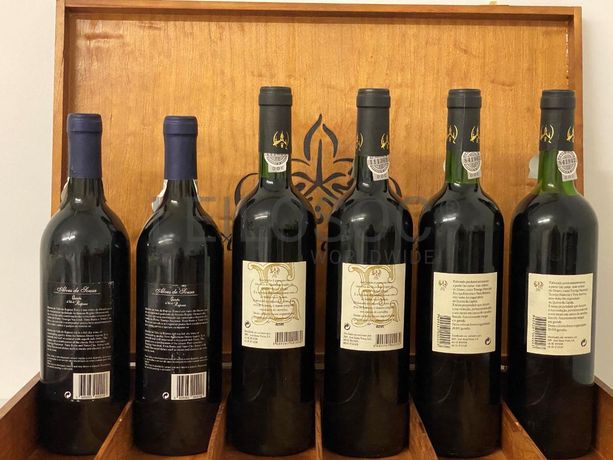 Coleção de 6 Garrafas de Vinho Tinto -  'JMV'