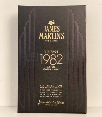 Whisky 'James Martin's' - Vintage 1982