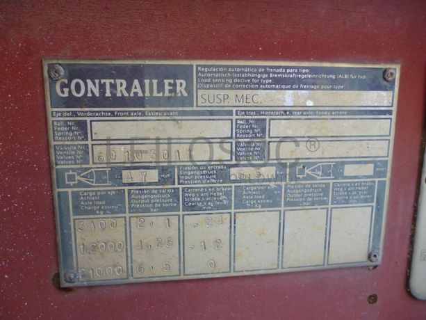 Reboque porta inertes