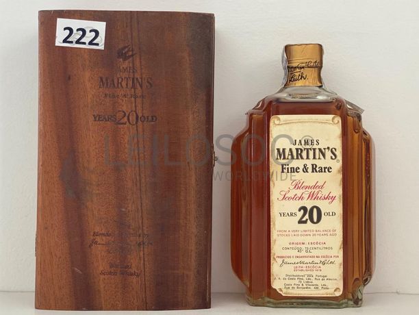 Whisky 'James Martin's' - 20 Anos