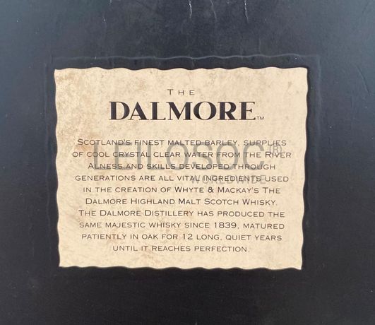 Whisky 'The Dalmore' - 12 Anos