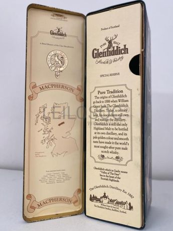 Whisky 'Glenfiddich Pure Malt' - Reserva Antiga Especial - Clan Macpherson
