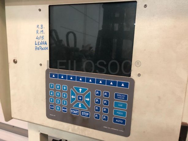 Máquina Eletrónica Escolher Rolhas · Sistema Alimentação