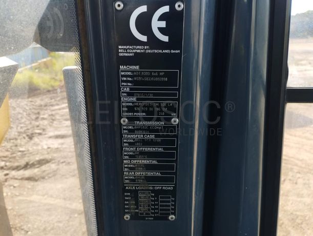 Dumper  BELL B30D 6x6 HP ·