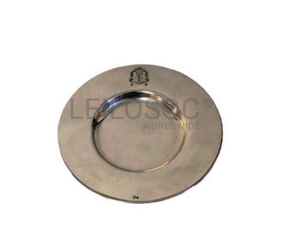 Dois pratos com brasão - Prata .925