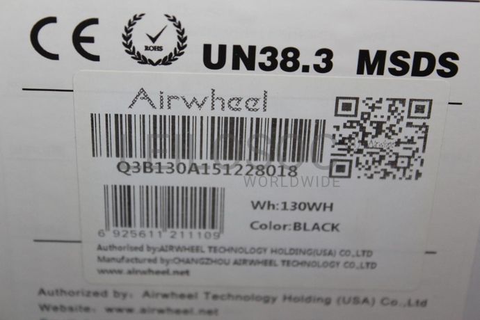 Monociclo elétrico 'Airwheel Q3'