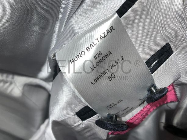 Blazer Smocking e Calças de Homem