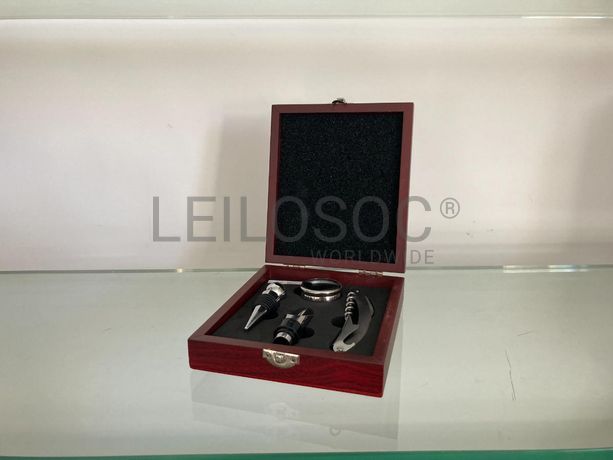 Estojo de vinho em prata