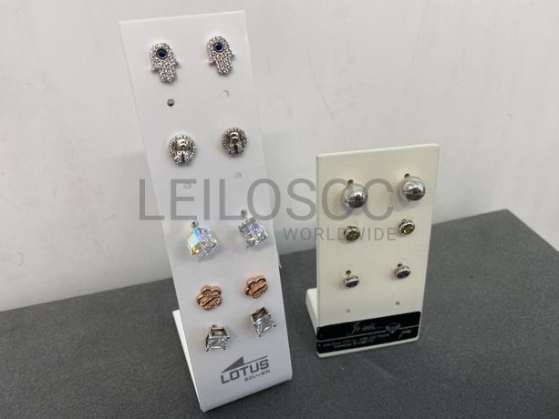 Brincos em prata e outros materiais