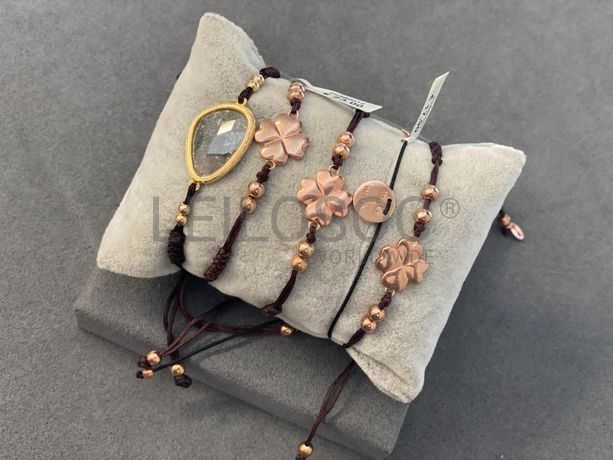 Pulseiras em prata e outros materiais