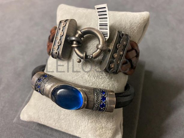 Pulseiras em prata e outros materiais