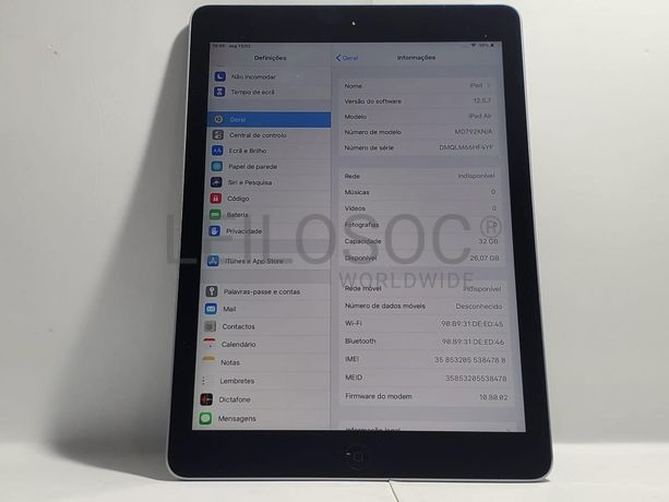 Tablet iPad Air A1475