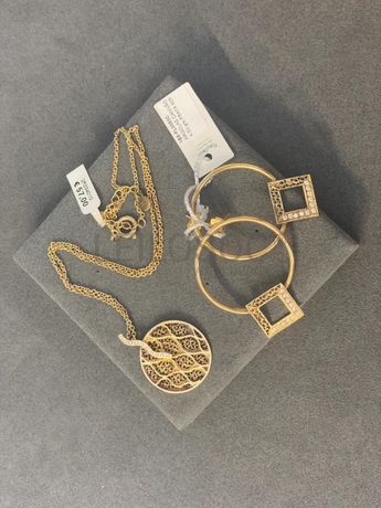 Par de Brincos em Filigrana + Fios