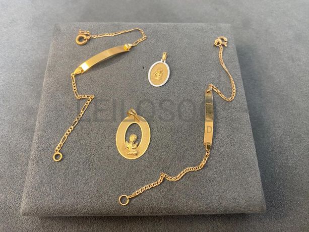 Pulseiras + Medalhas em Filigrana