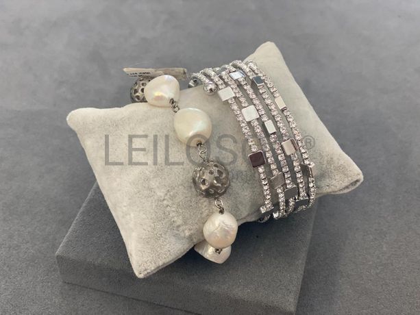 Pulseiras em prata e outros materiais