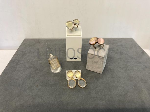 Par de brincos +Anéis