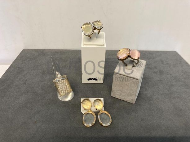 Par de brincos +Anéis