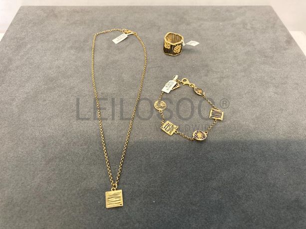 Anel + Pulseira + Colar