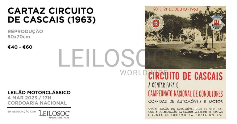 Cartaz Circuito de Cascais (1963)