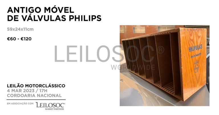 Antigo móvel de Válvulas PHILIPS